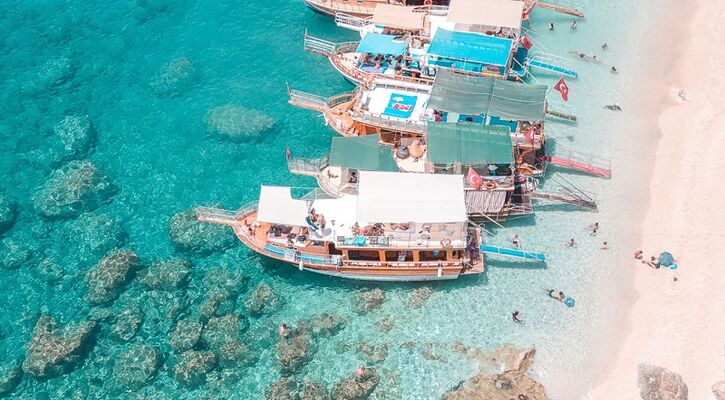 Manavgat Çıkışlı Adrasan – Suluada Tekne Turu